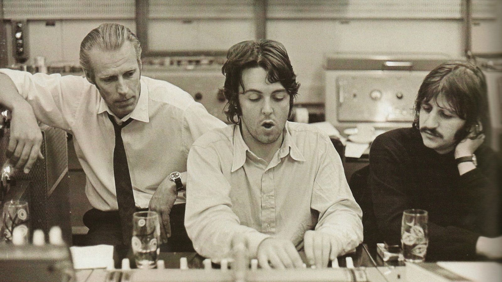 George Martin beatles Paul McCartney Ringo Starr