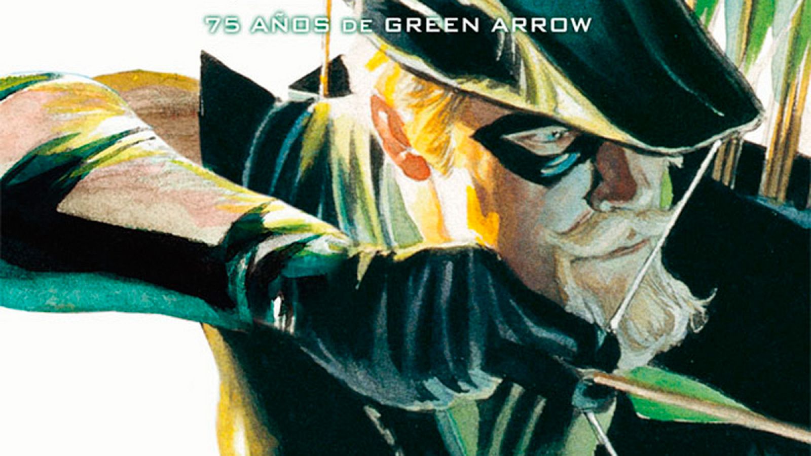 Fragmento de la portada del especial '75 años de Green Arrow'