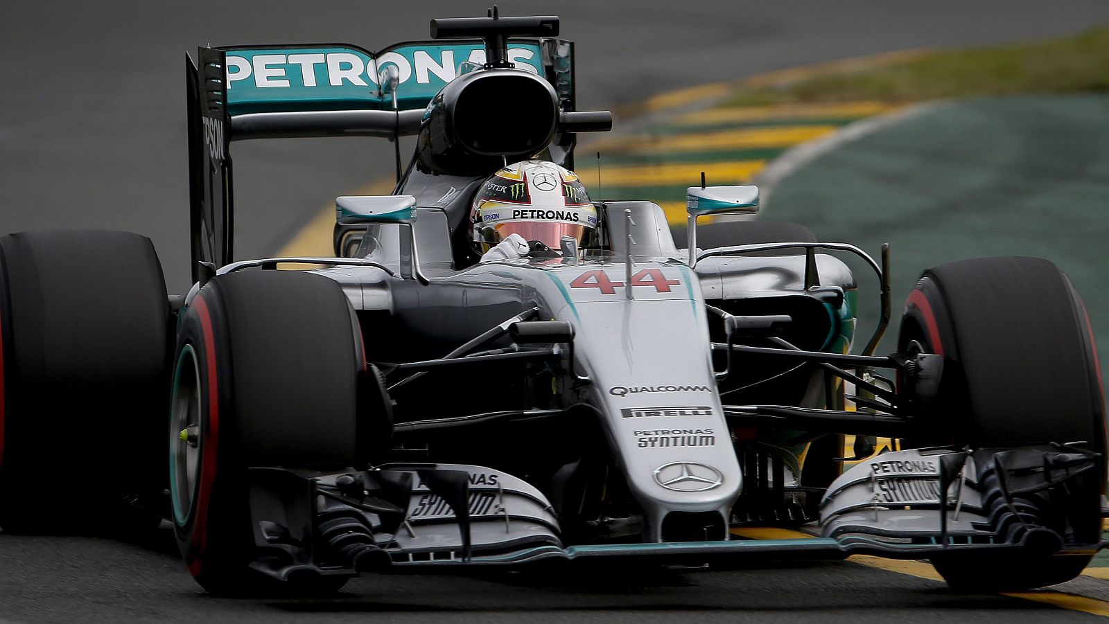 Lewis Hamilton, en la clasificación del GP de Australia.