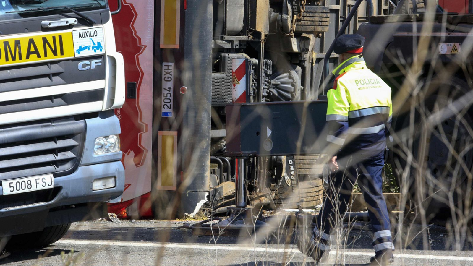 Accidente de autobús en Tarragona