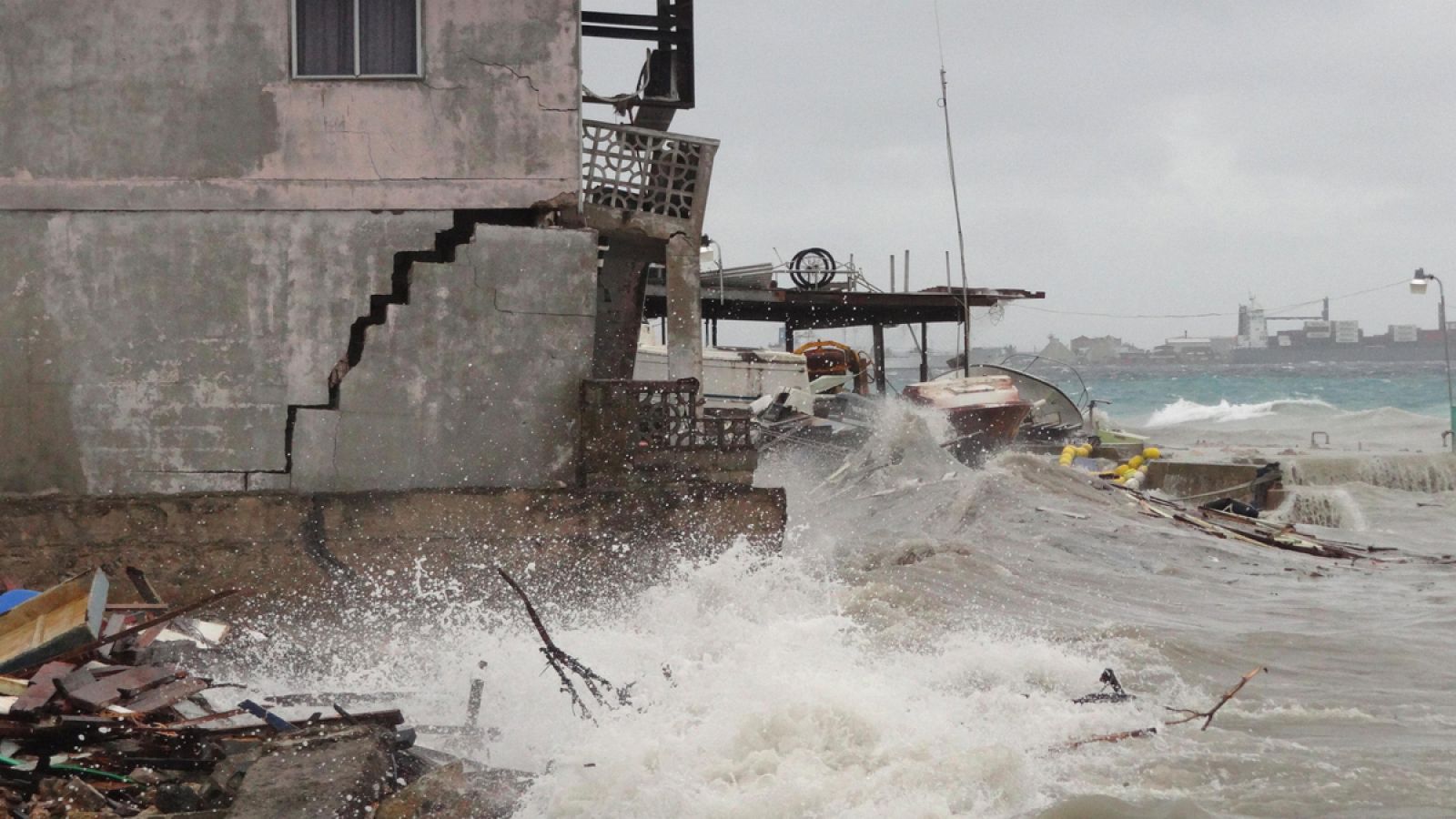 Imagen tomada en las Islas Marshall, donde los efectos de El Niño están siendo muy virulentos.