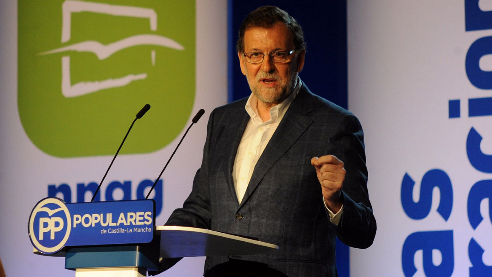 Mariano Rajoy, en un acto del PP en la provincia de Toledo el pasado 19 de marzo.