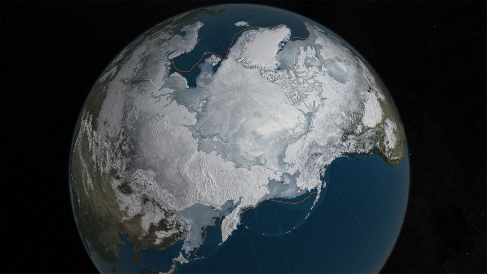 La evolución de la masa helada se ha seguido desde septiembre de 2015 hasta marzo de 2016.
