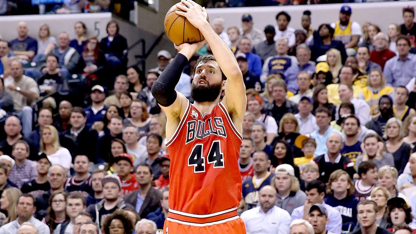 Nikola Mirotic, el jugador más destacado de los Bulls contra los Pacers.