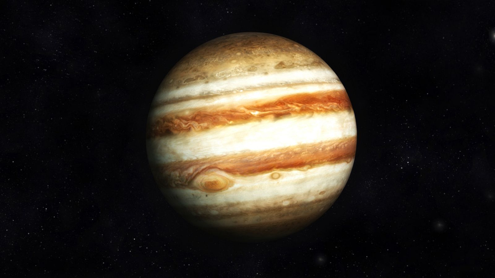 Júpiter es, con mucha diferencia, el mayor planeta del Sistema Solar.