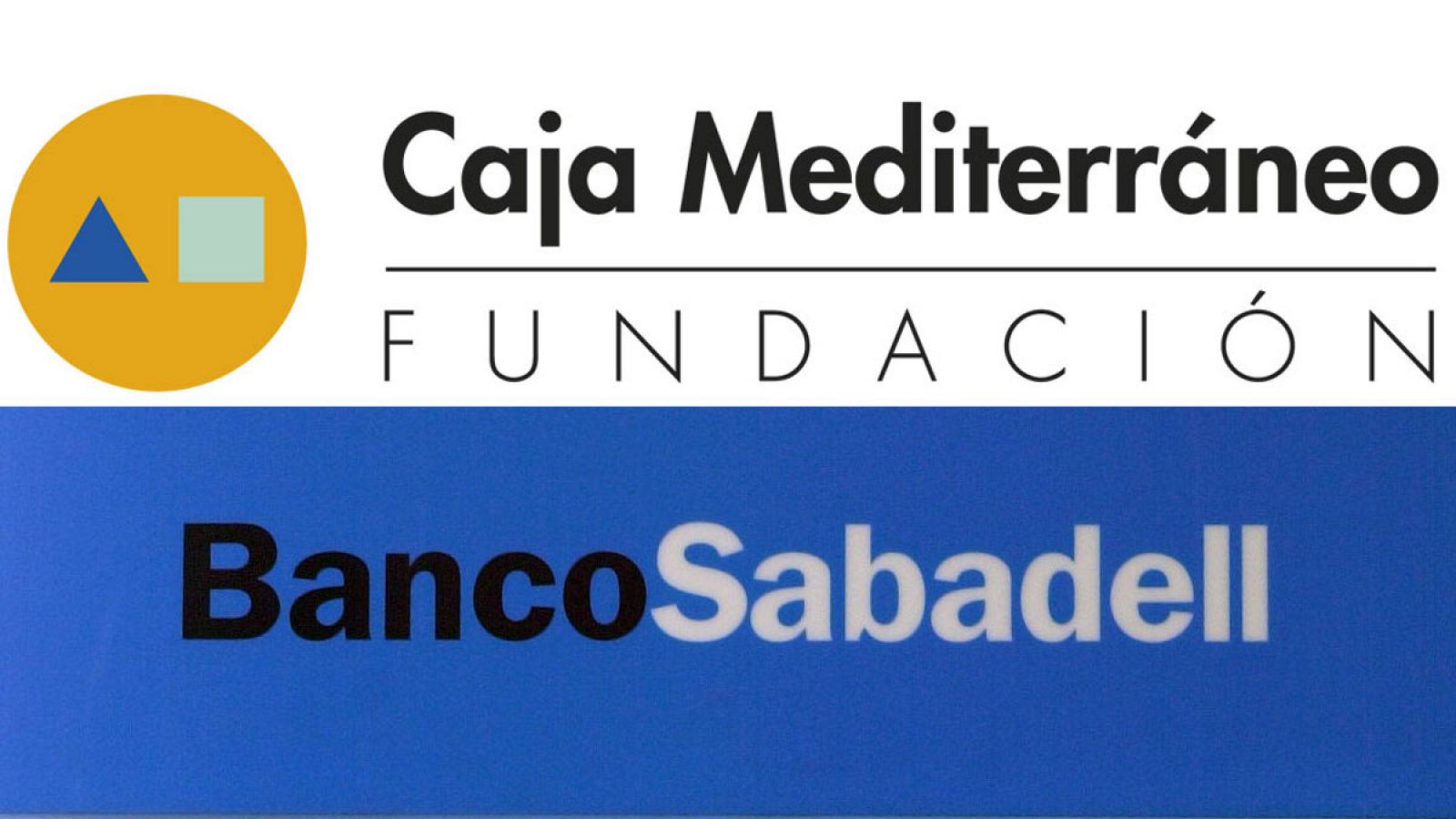 Logotipos de la Fundación CAM y el Banco Sabadell