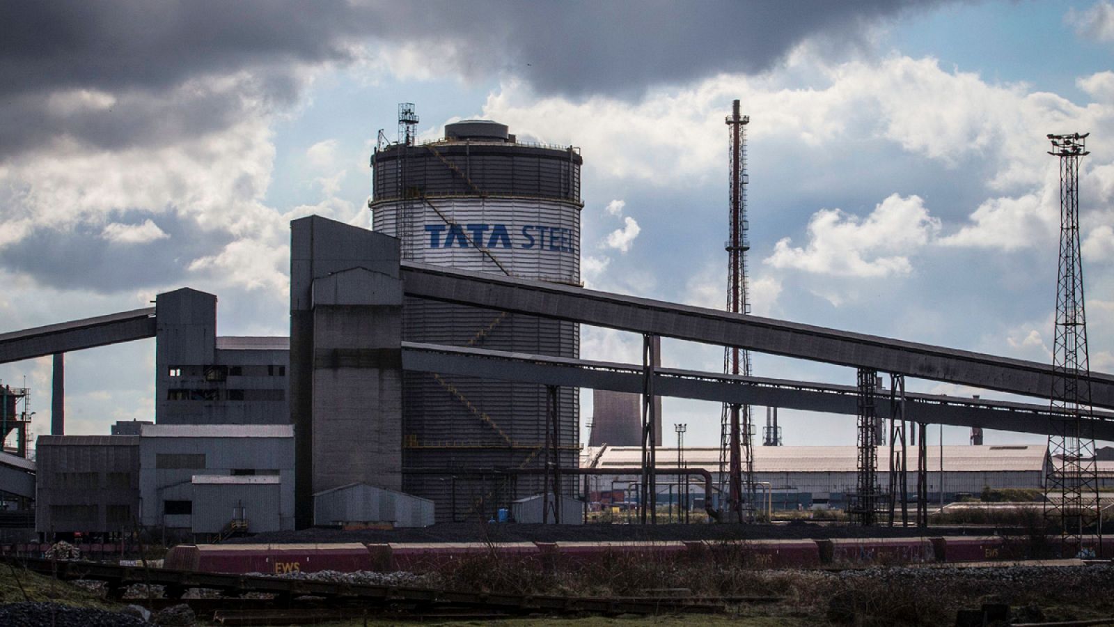 Planta de Tata Steel en Scunthorpe, noreste de Inglaterra