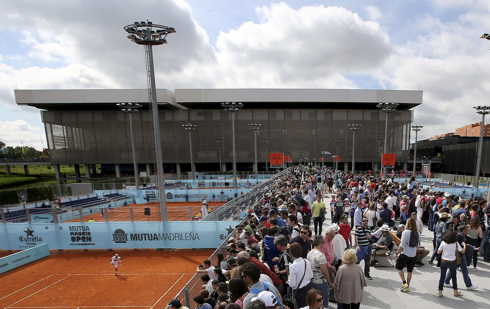 Vista general de un momento de la pasada edición del Madrid Open.