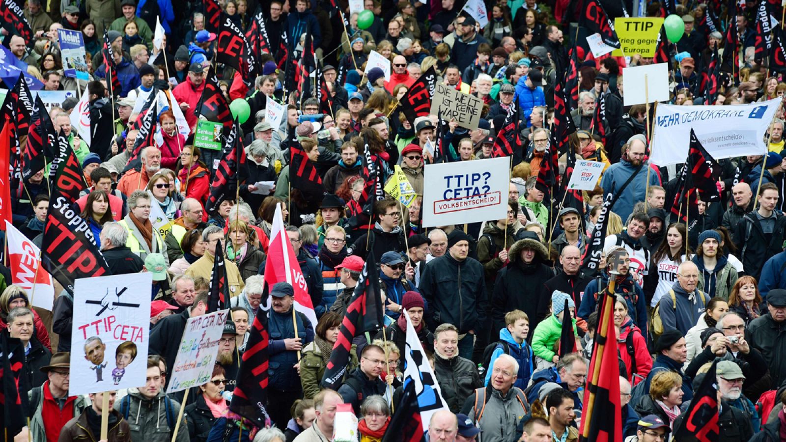 Manifestaciones contra el TTIP