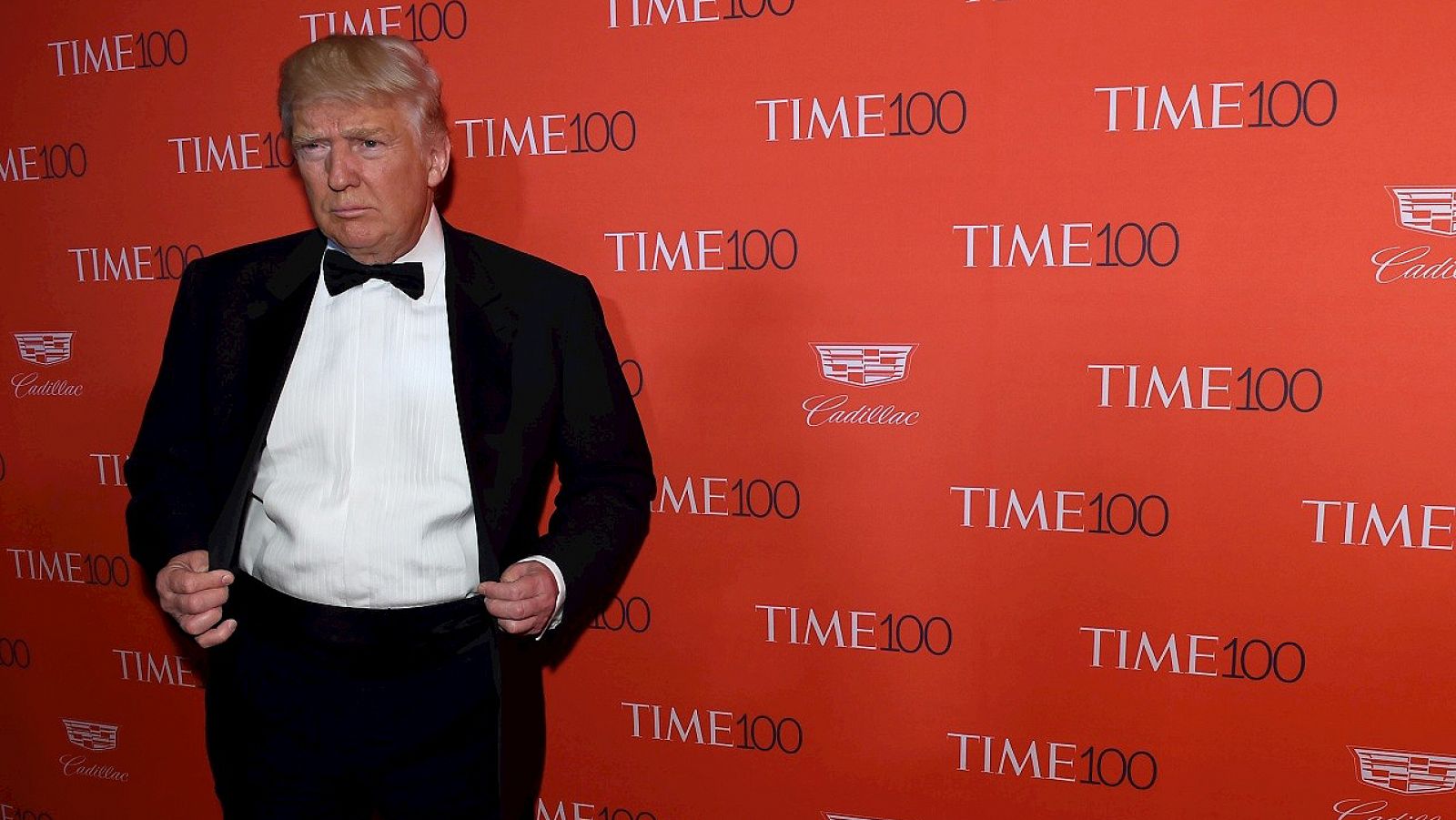 El candidato republicano Donald Trump, en una gala en Nueva York, el 26 de abril de 2016. AFP PHOTO / TIMOTHY A. CLARY