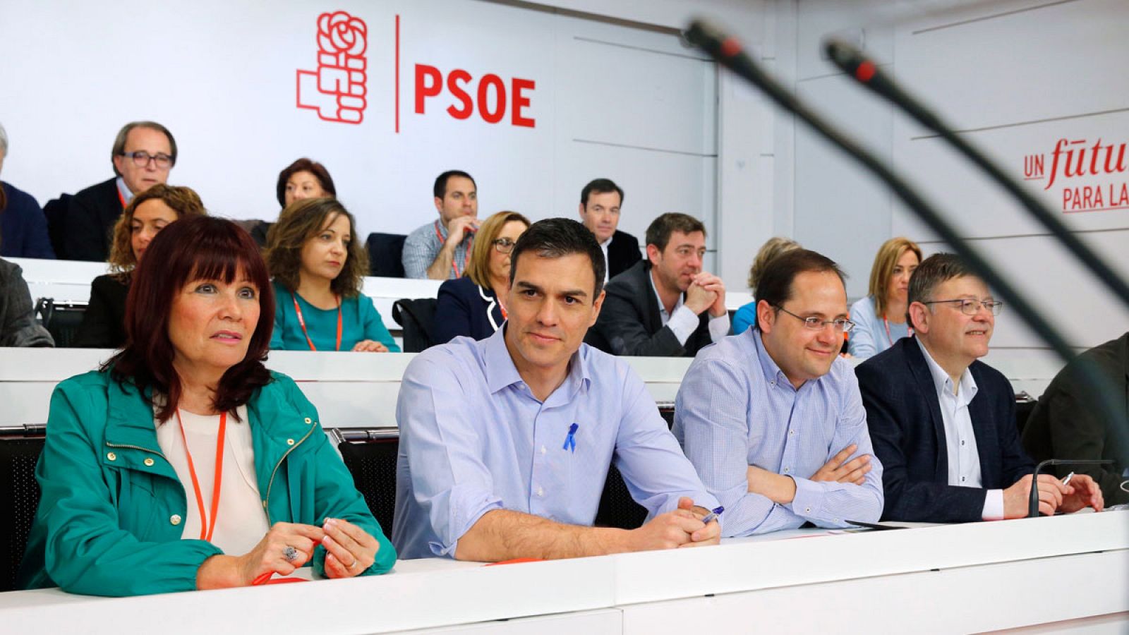 Reunión del Comité Federal del PSOE, el pasado 2 de abril.