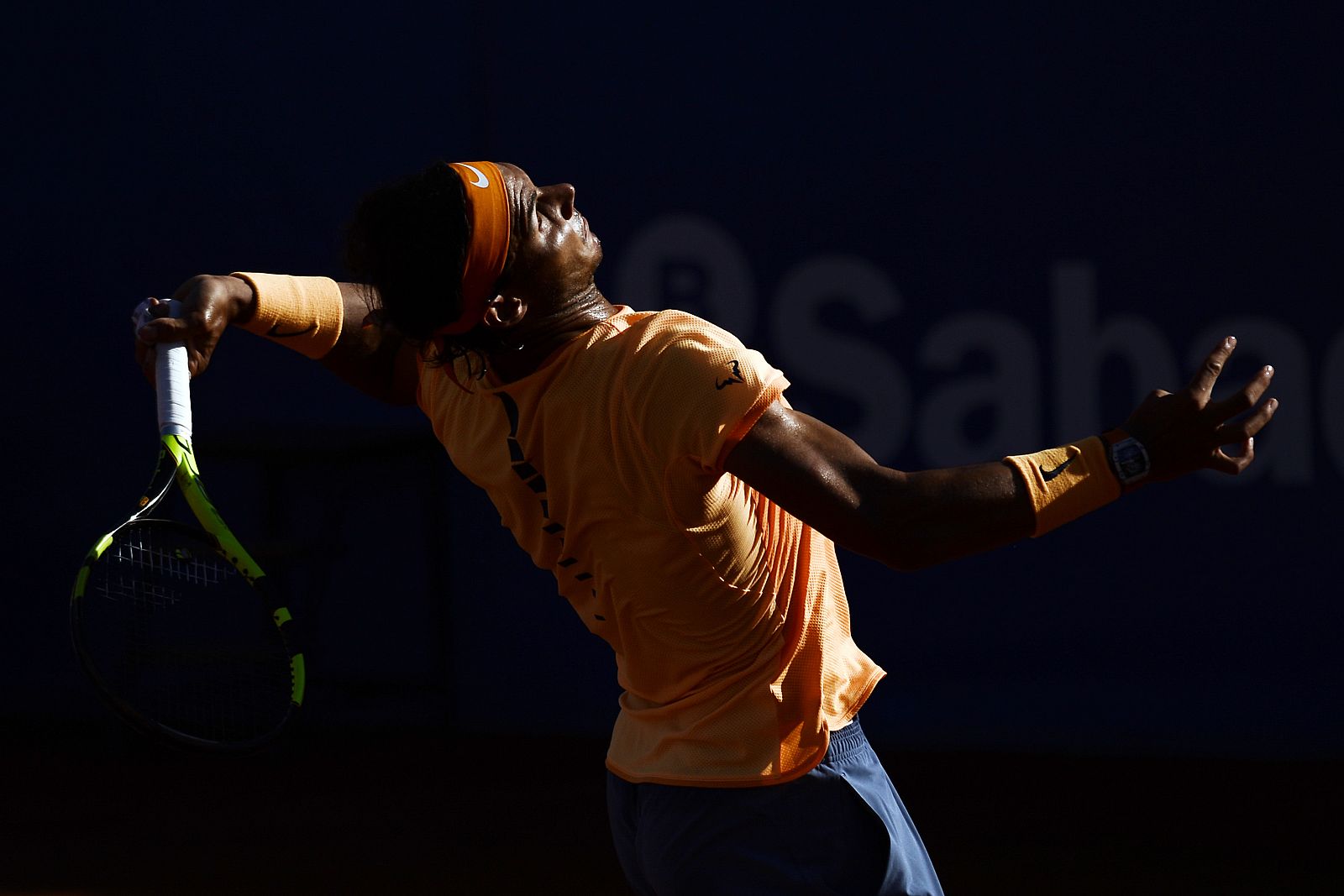 Imagen de Rafael Nadal durante el pasado torneo Conde de Godó.