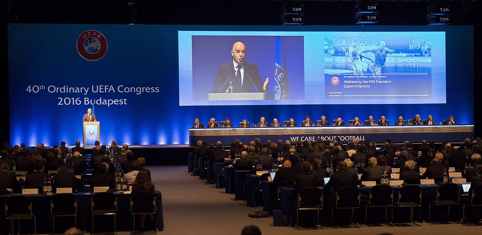 Vista general del 40º Congreso Ordinario de la UEFA