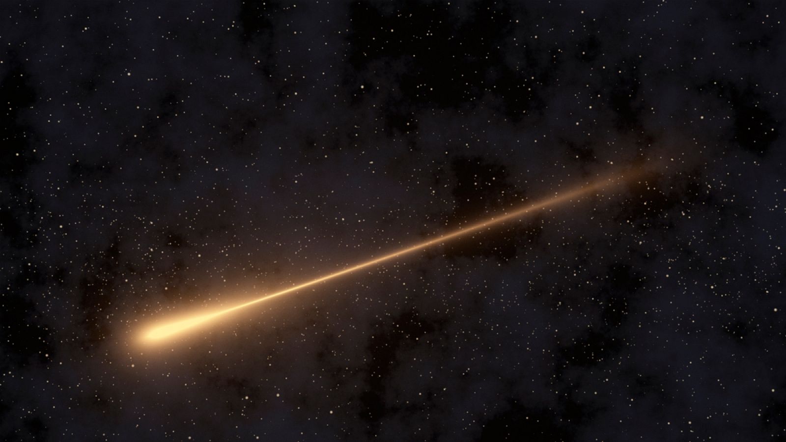 Los objetos brillantes son los restos de la cola del cometa Halley cruzando la atmósfera.