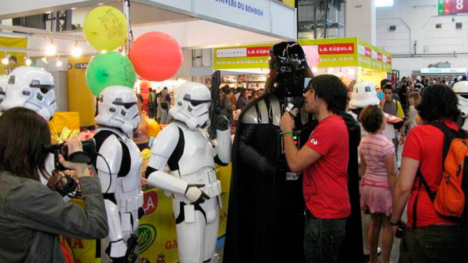 Darth Vader suele ser un visitante habitual del Salón del Cómic de Barcelona