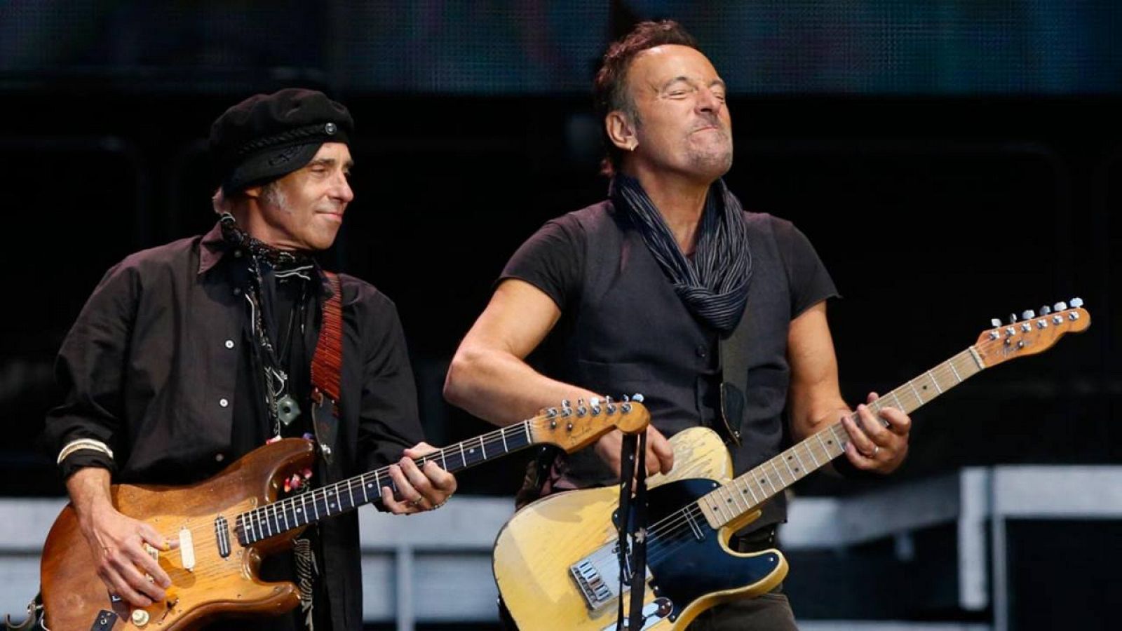 Bruce Springsteen, durante su actuación en San Sebastián