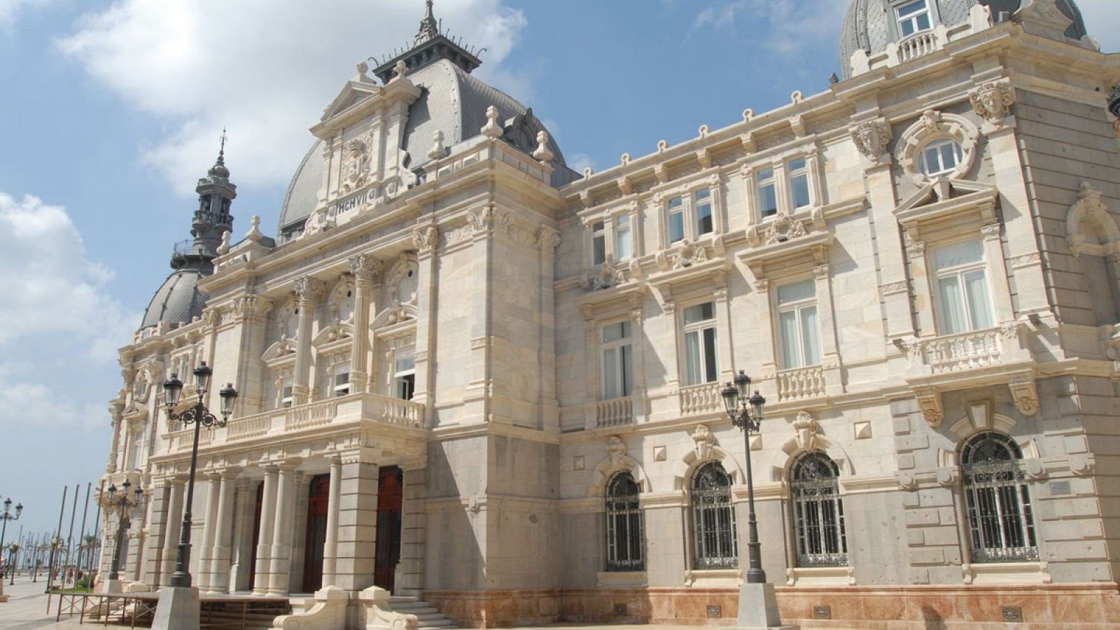 Imagen del Ayuntamiento de Cartagena, en Murcia