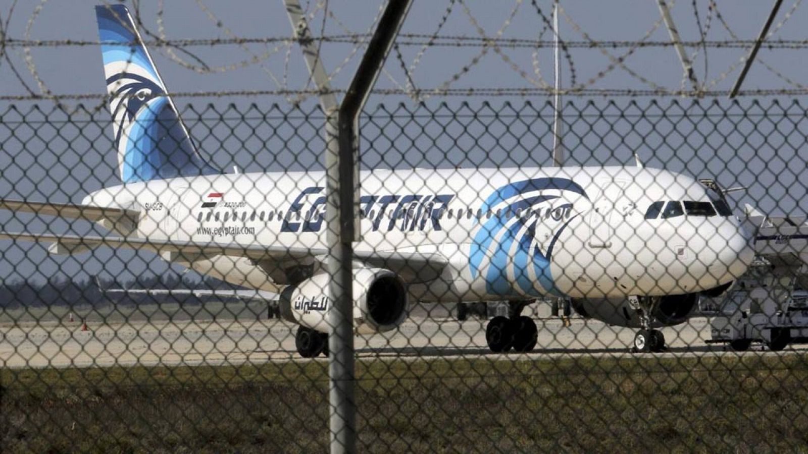 Una imagen de archivo de un avión de la compañía Egyptair