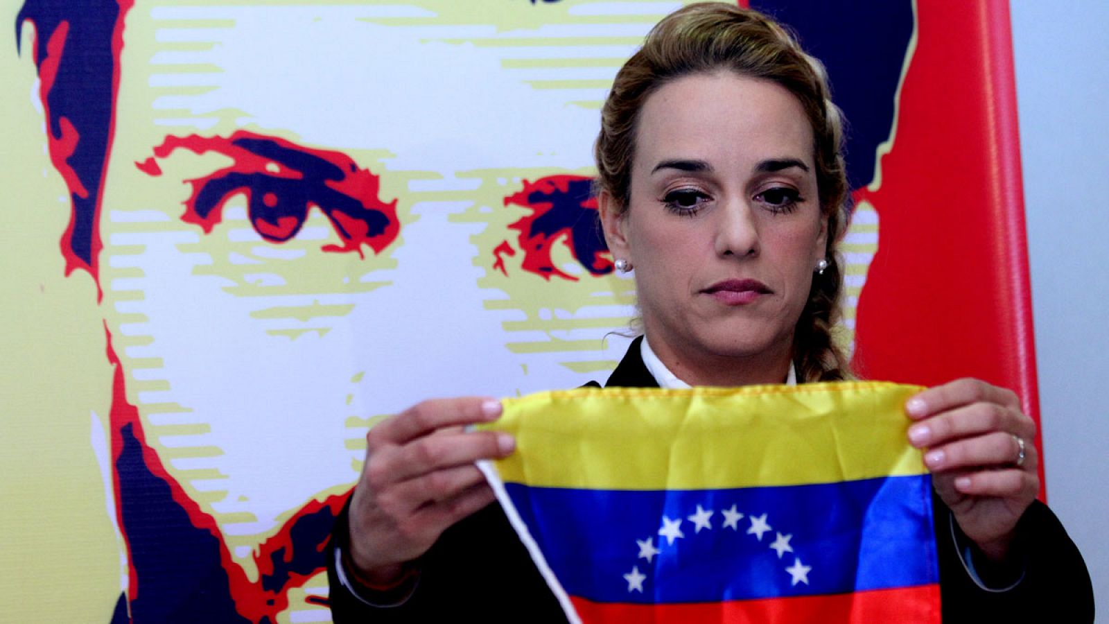 Lilian Tintori, la mujer del opositor venezolano encarcelado Leopoldo López