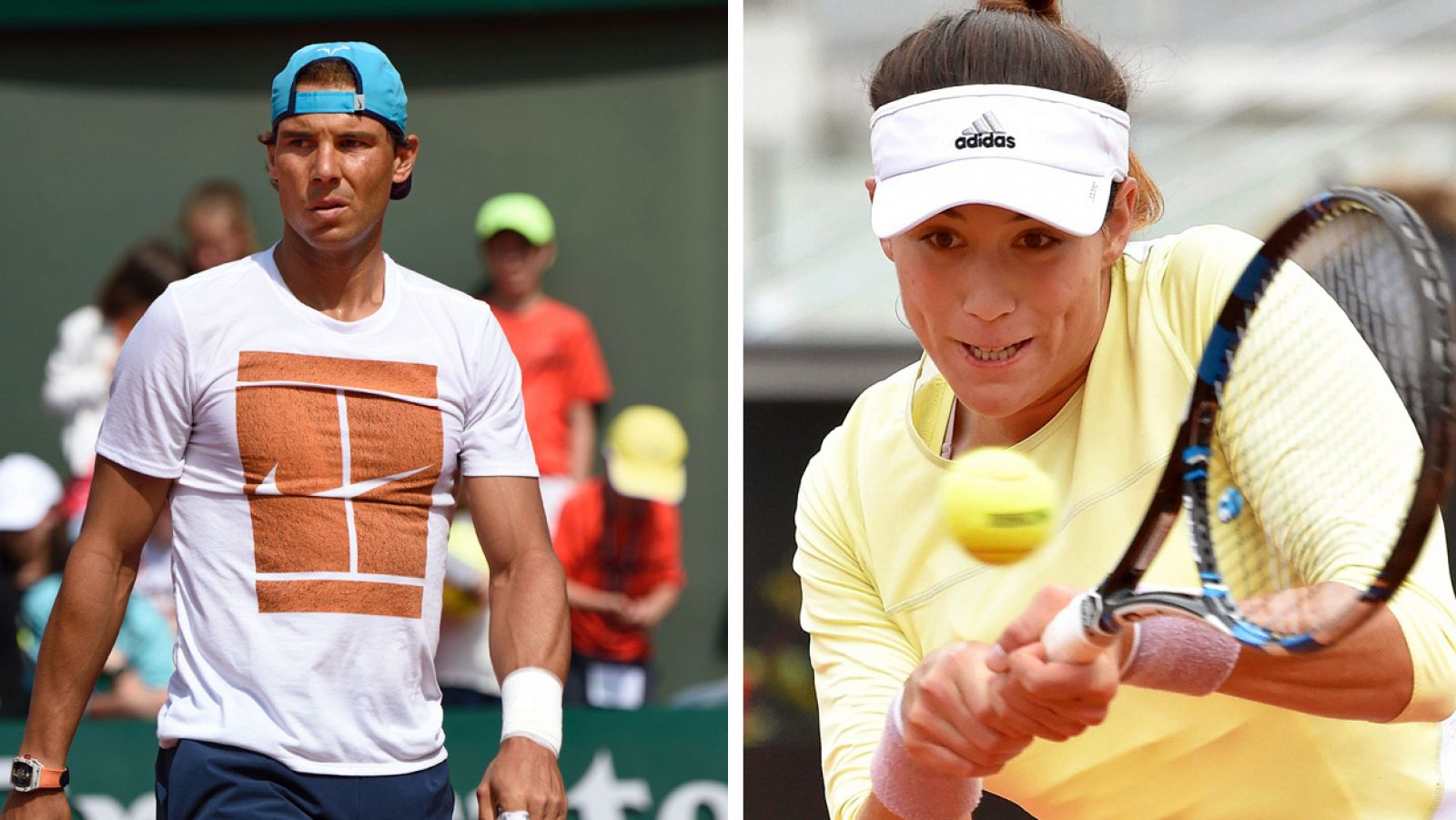 Nadal y Garbiñe, bazas españolas en Roland Garros