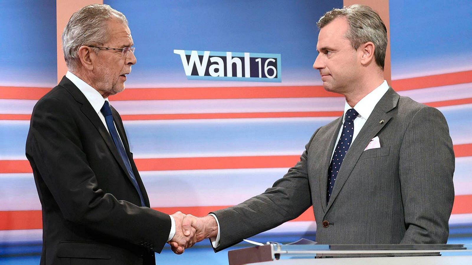 Los candidatos a la Presidencia de Austria, Alexander Van der Bellen y Norbert Hofer