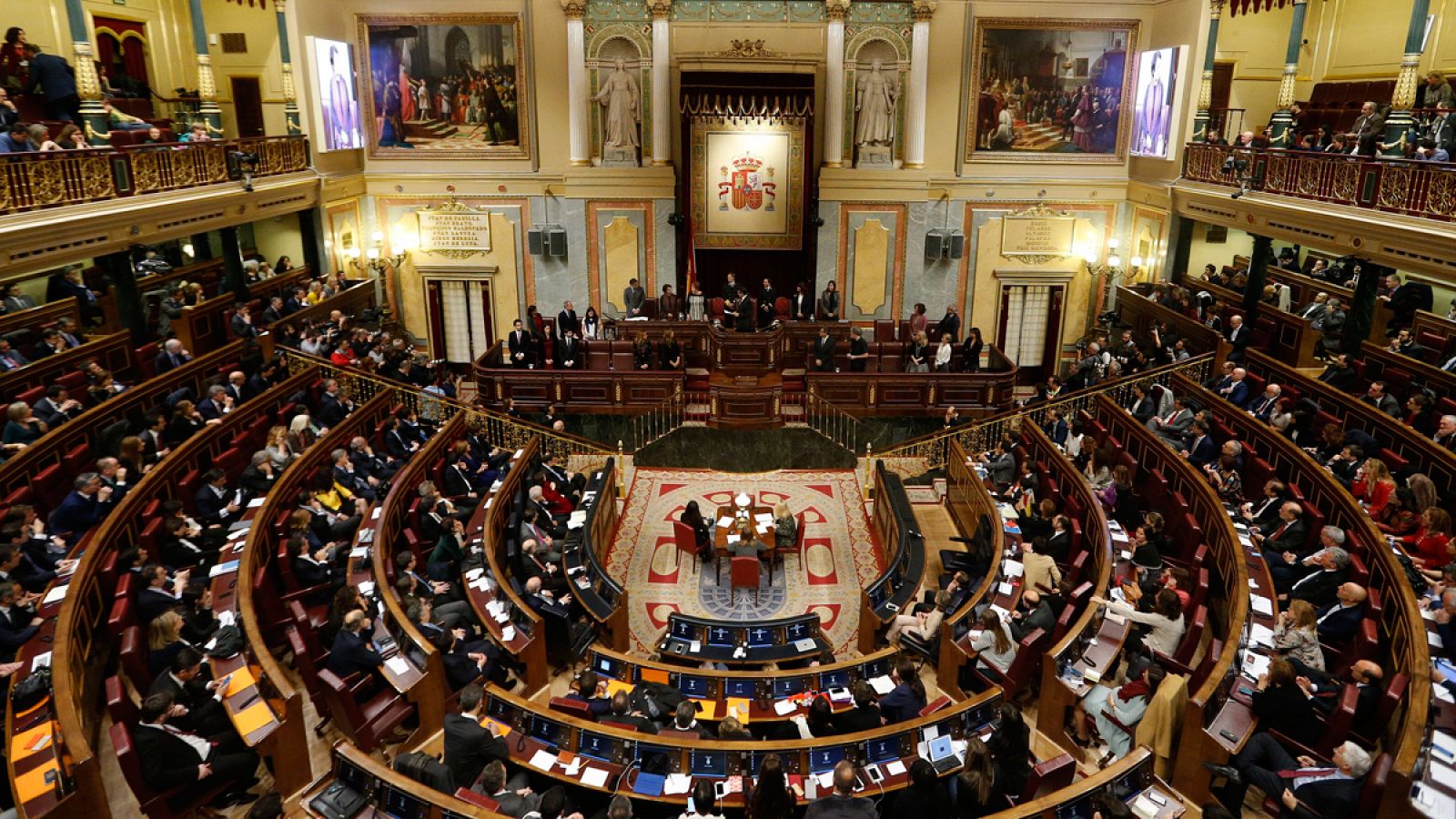Imagen de archivo del Congreso de los Diputados durante la sesión constitutiva de la XI legislatura el pasado enero.