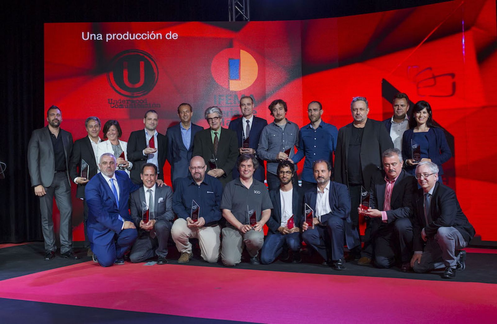 Foto de familia de los Premios Panorama 2016