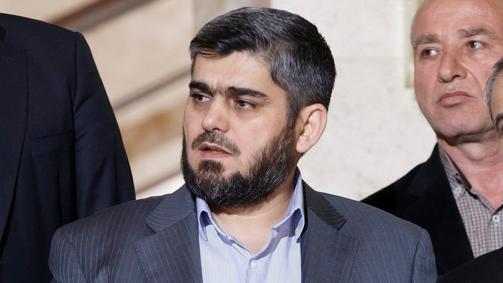 El jefe negociador de la oposición siria Mohamad Alloush en Ginebra, en marzo de 2016.