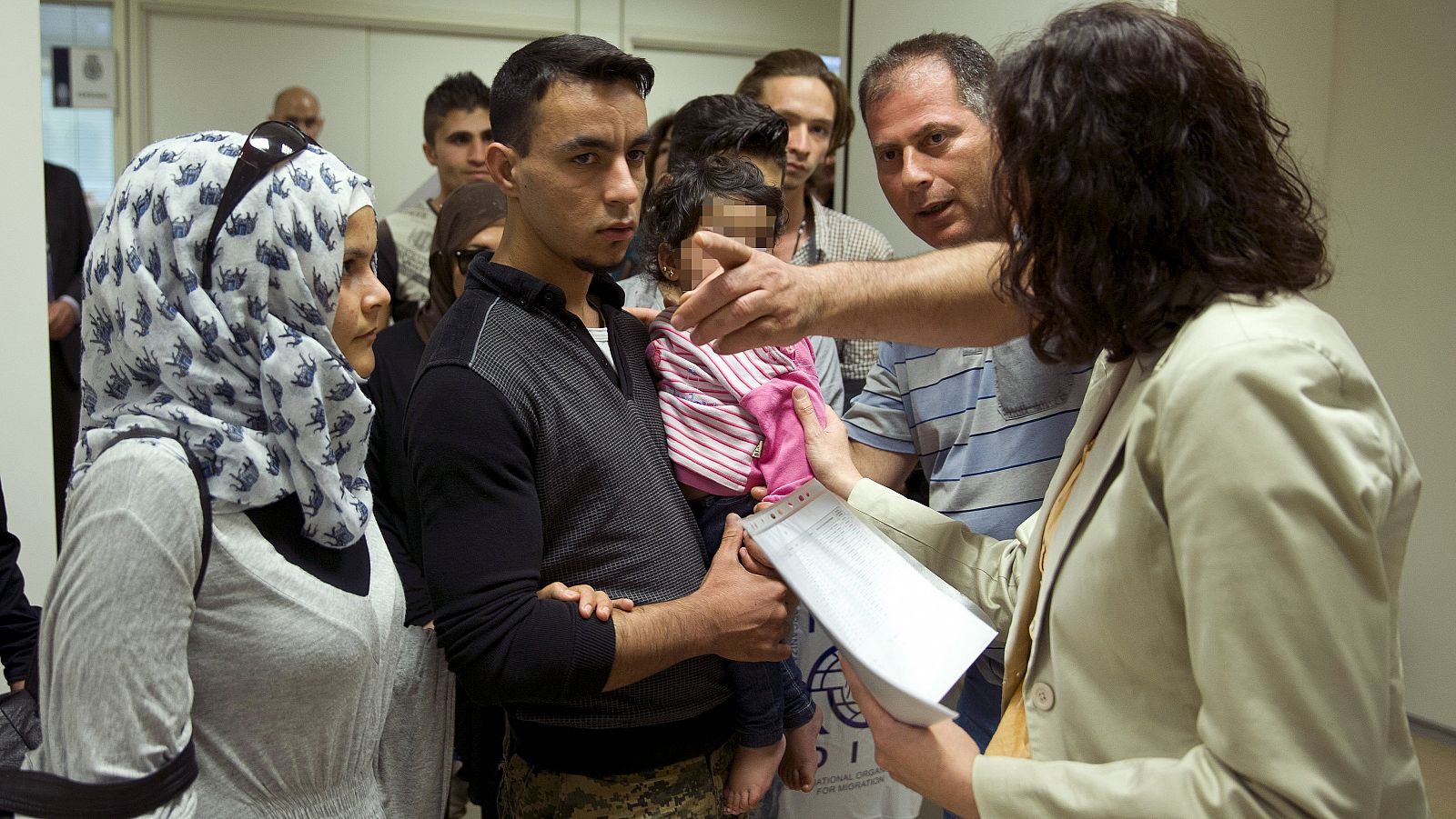 Llegada de 20 refugiados sirios e iraquíes a España, el pasado 24 de mayo. EFE/Presidencia del Gobierno/Diego Crespo