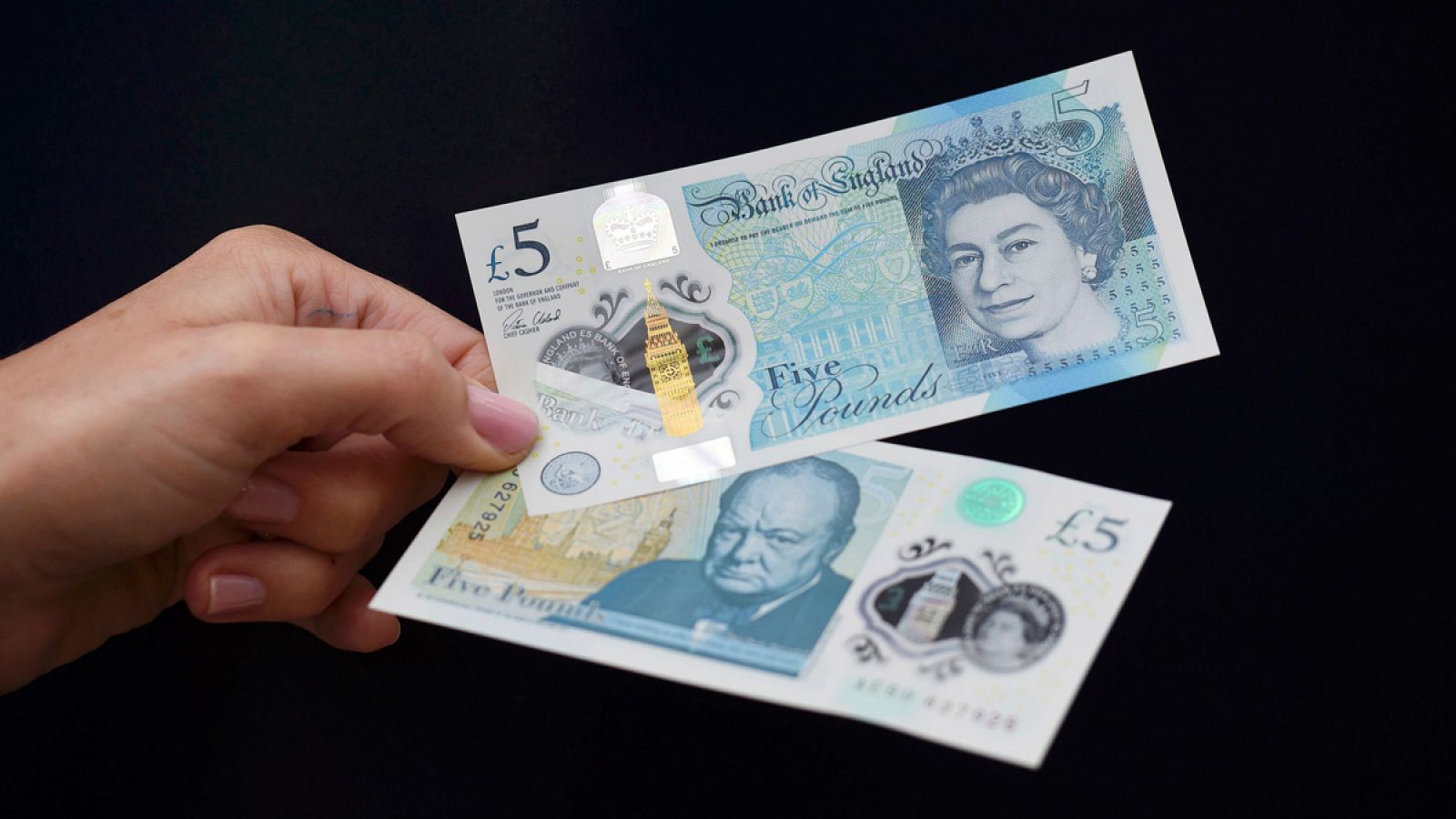 El diseño del nuevo billete de cinco libras contará con la imagen de Winston Churchill en el reverso