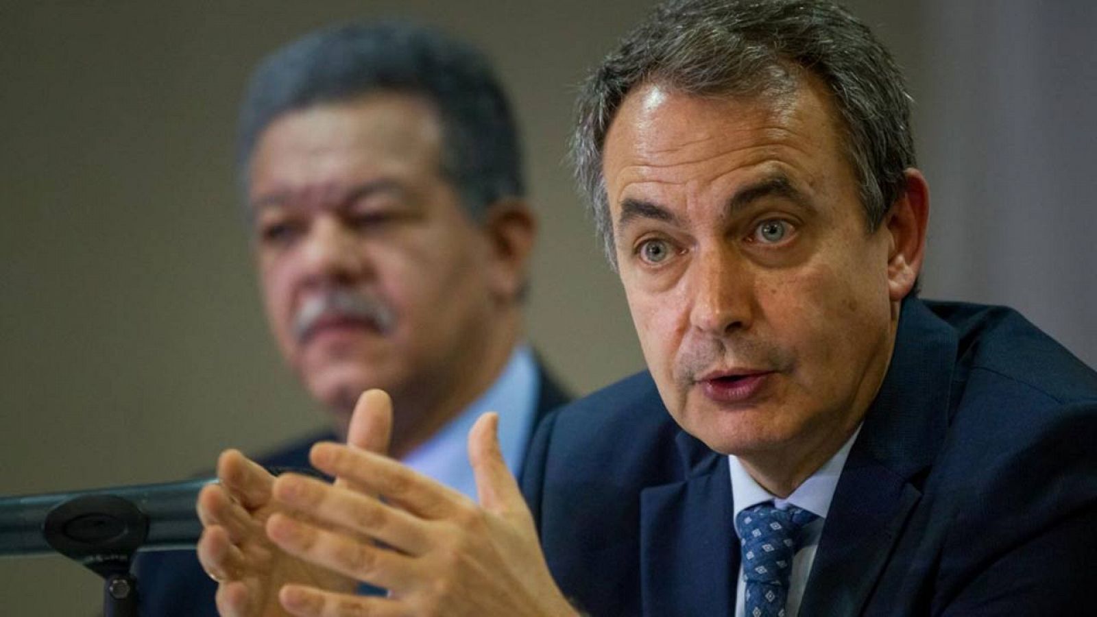 El expresidente del Gobierno español José Luis Rodríguez Zapatero, en su misión en Venezuela