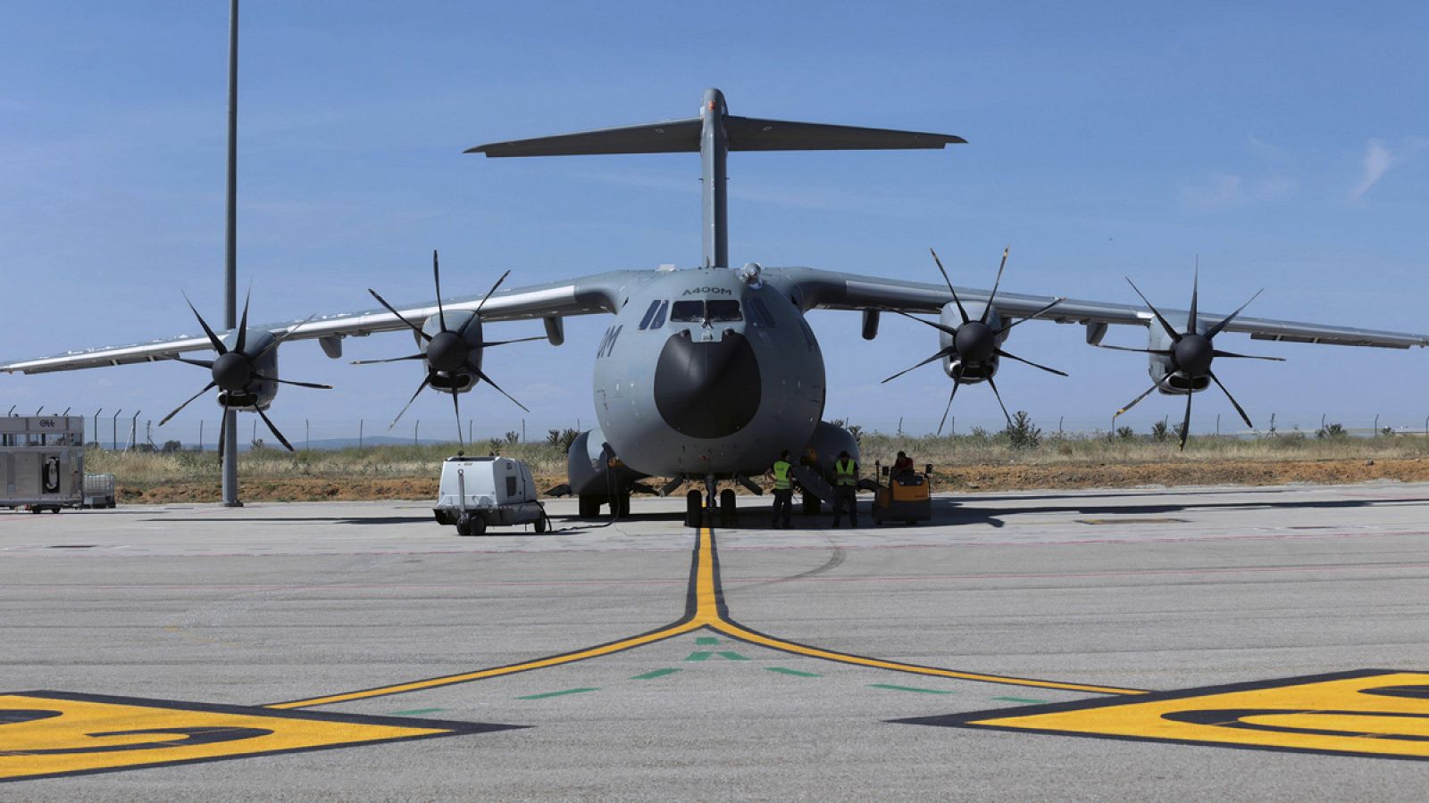 El avión militar de transporte A400M en una fotografía facilitada por Airbus