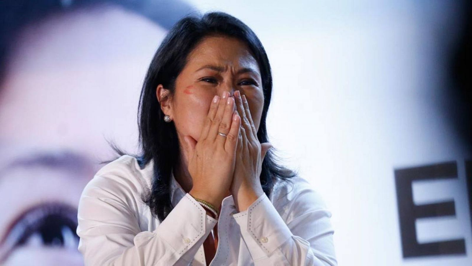 Keiko Fujimori, durante la campaña presidencial