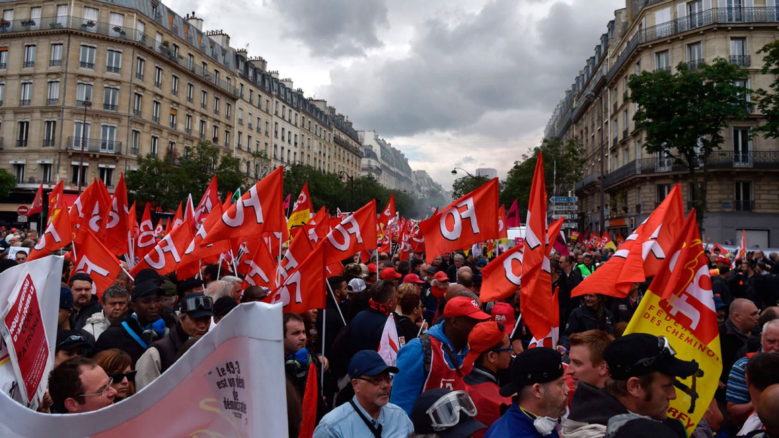 Nueva jornada de protesta contra la reforma laboral francesa