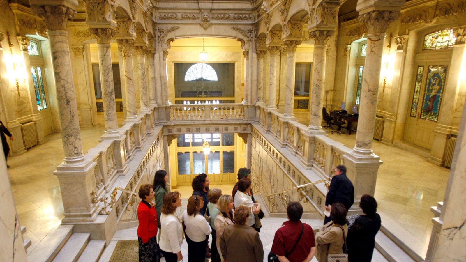 Interior de la sede central del Banco de España