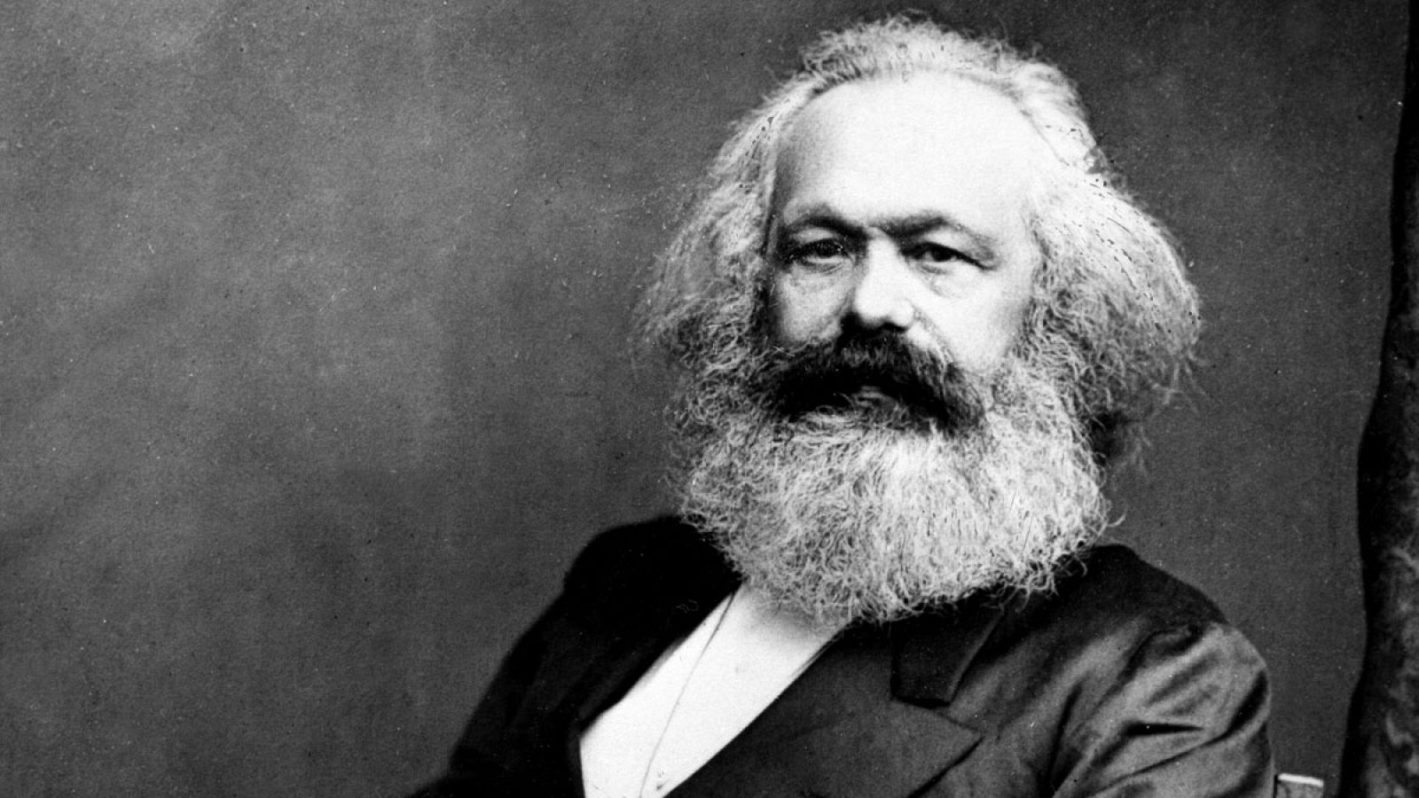 Retrato del filósofo, economista e historiador de origen alemán Karl Heinrich Marx (1880)