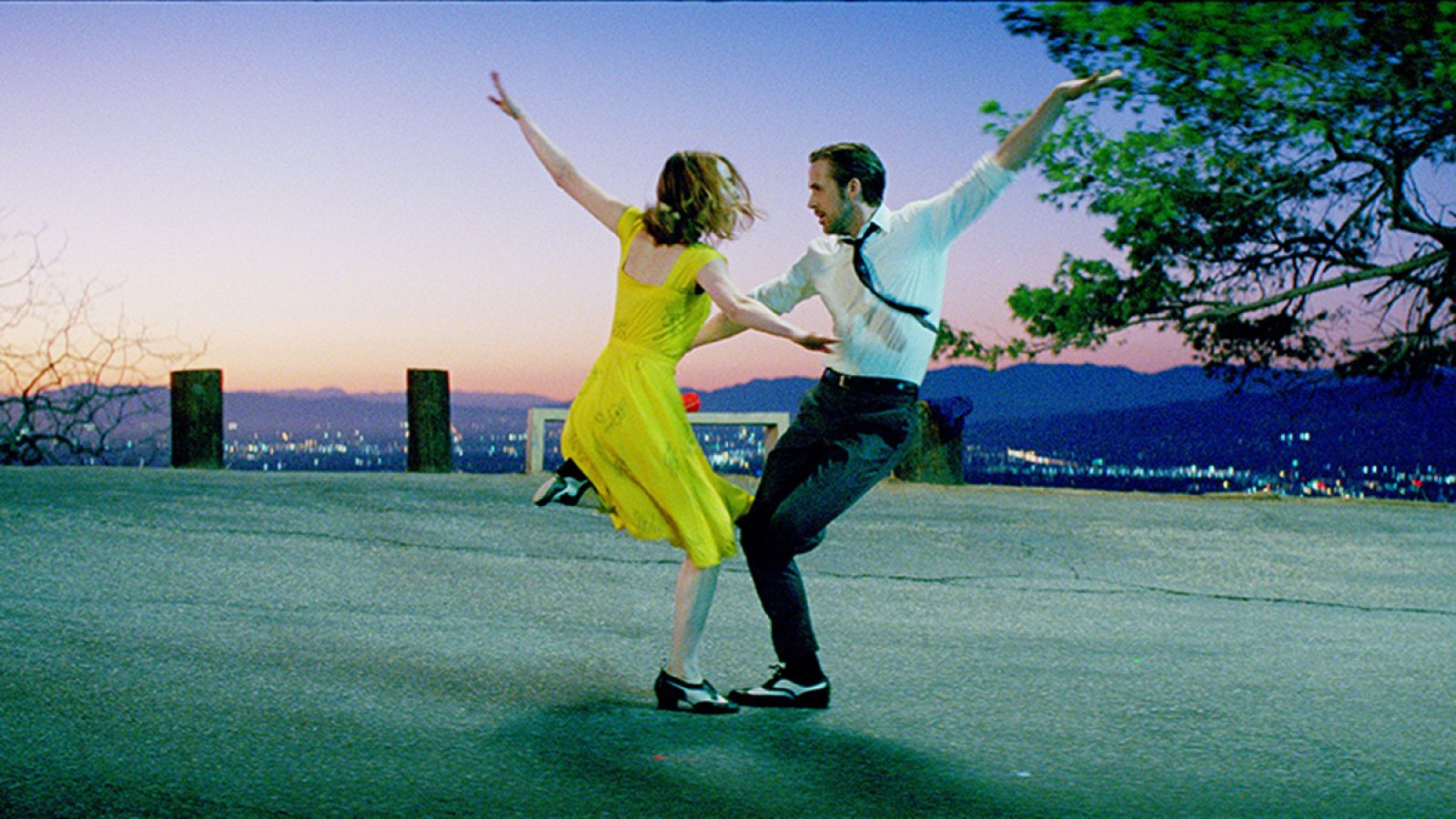 Ryan Gosling y Emma Stone en 'La La Land'.