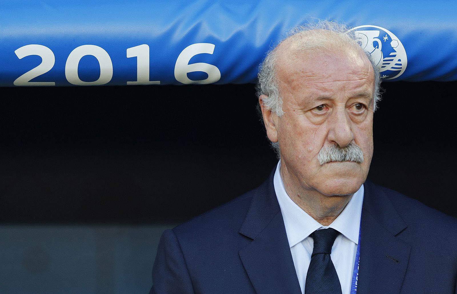 Del Bosque, en el partido contra Croacia