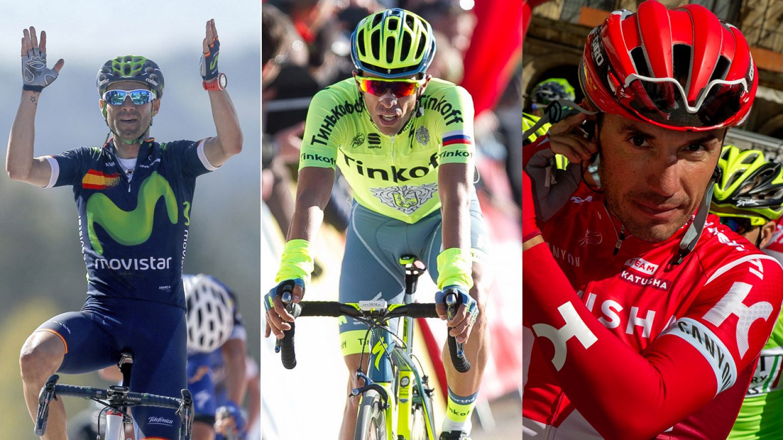 Contador, Valverde y Purito, estrellas del Campeonato de España de Ciclismo