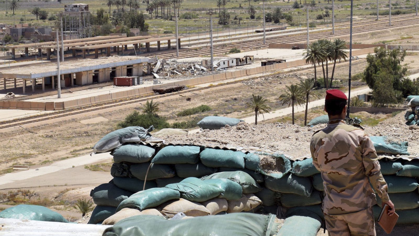 Imagen del pasado 11 de junio tomada durante una operación del ejército en Faluya