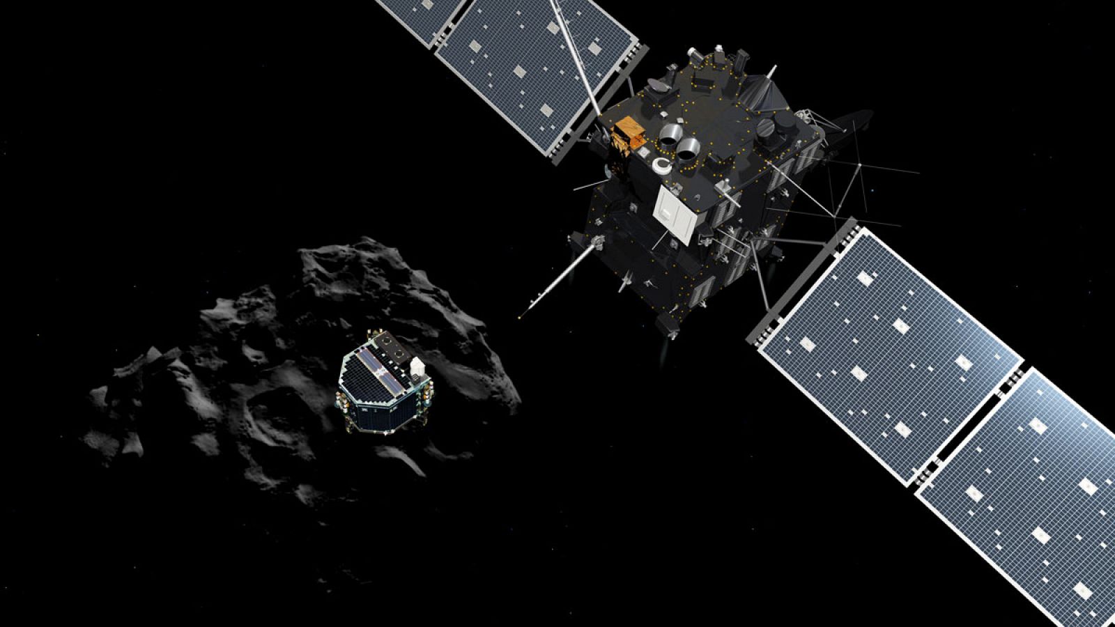 Imagen de la sonda Rosetta que completará su misión el próximo 30 de septiembre