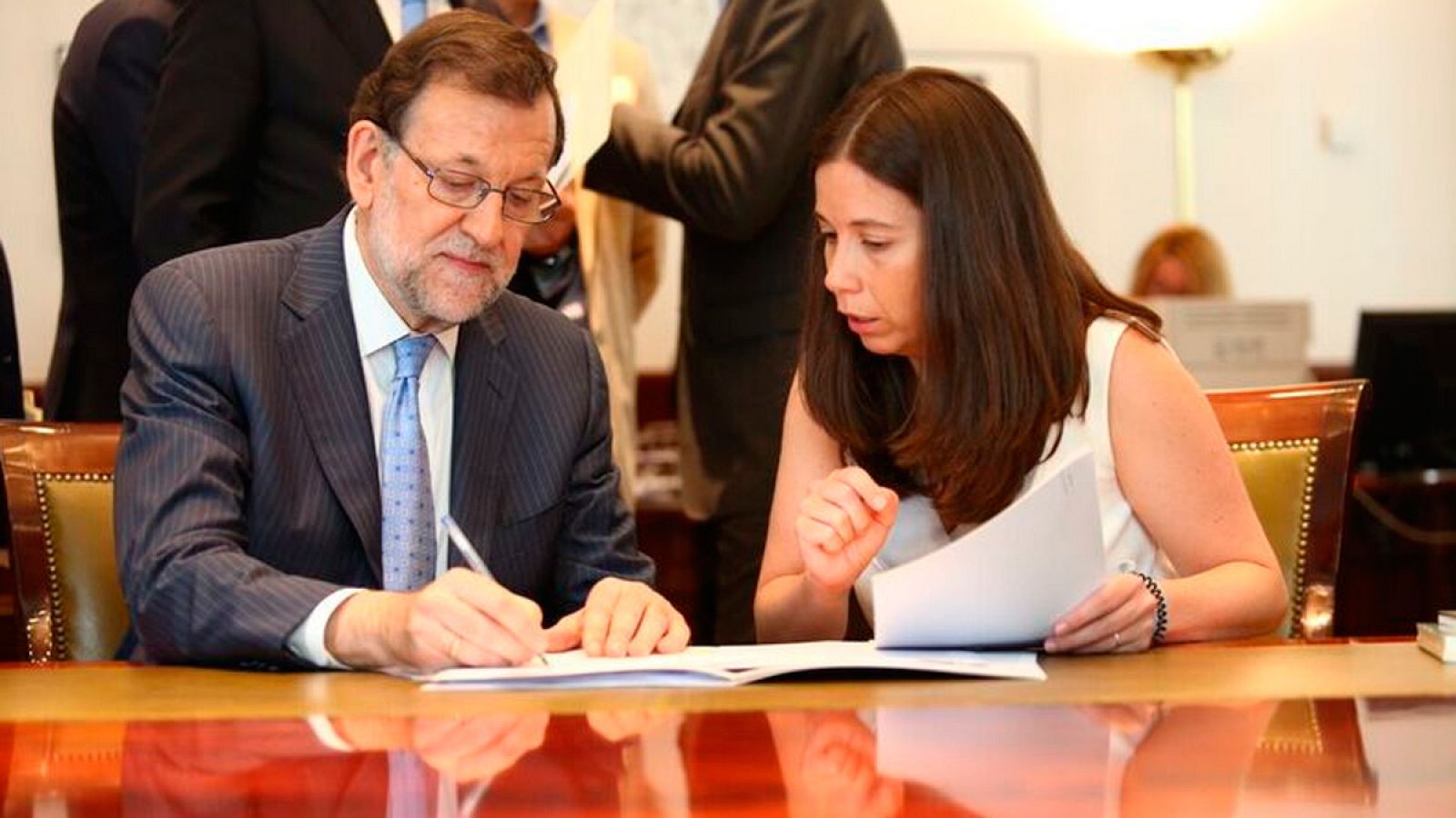 Mariano Rajoy se acredita como diputado en el Congreso para la XII Legislatura