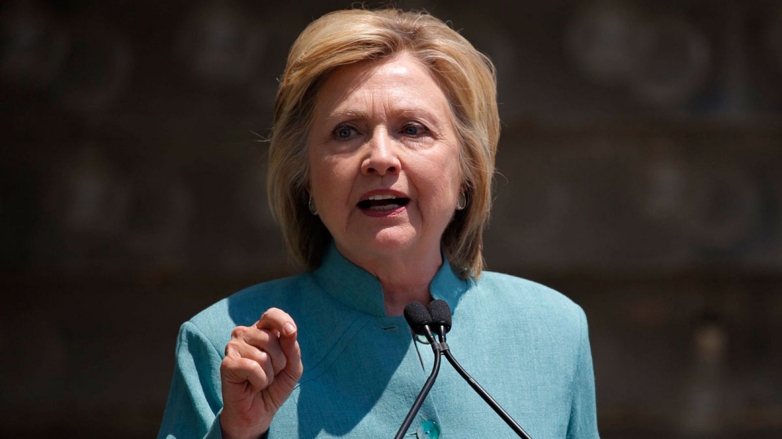 La aspirante presidencial demócrata Hillary Clinton durante un acto electoral en Atlantic City el pasado 6 de julio.