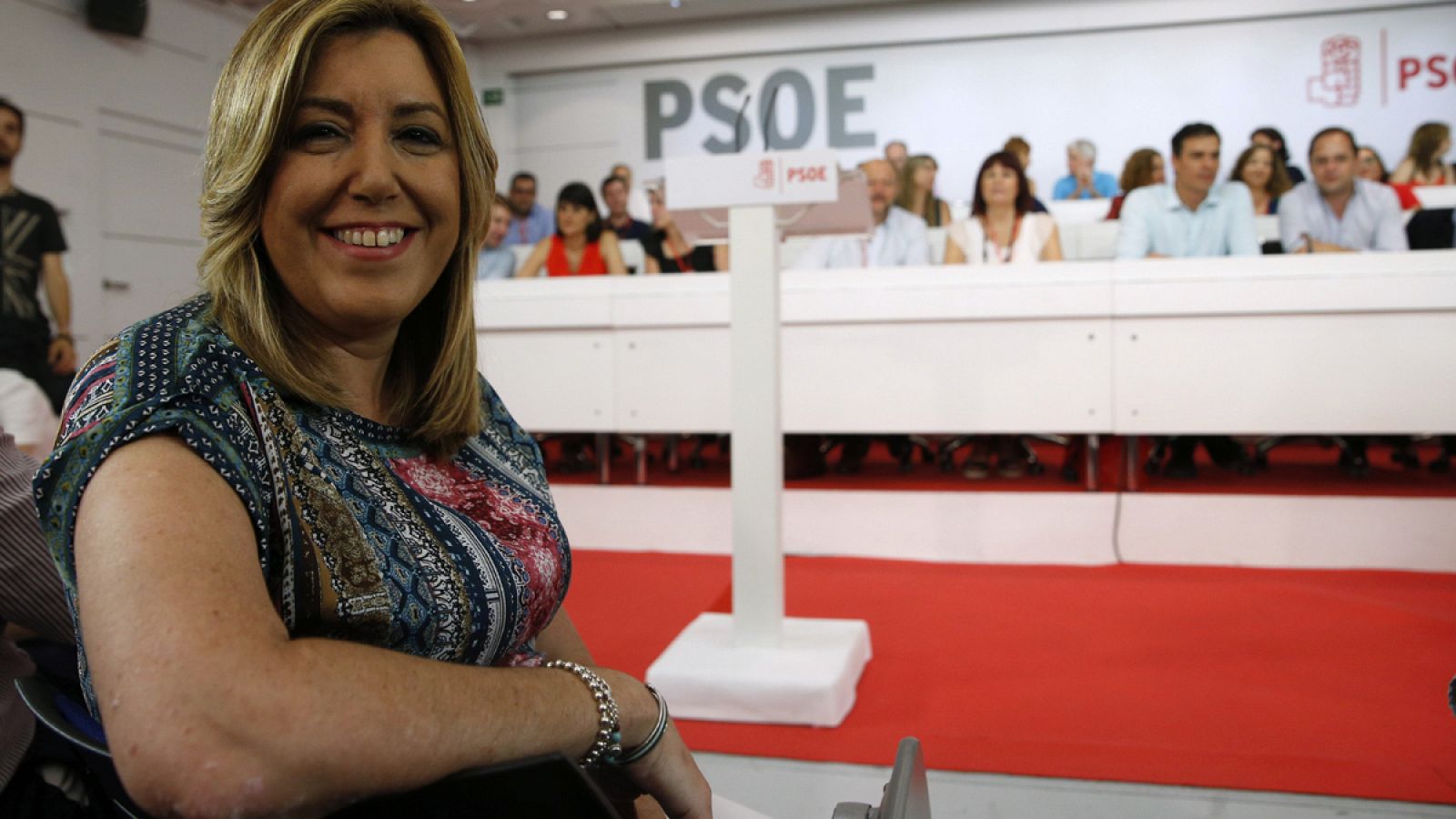 Susana Díaz en el Comité Federal del PSOE