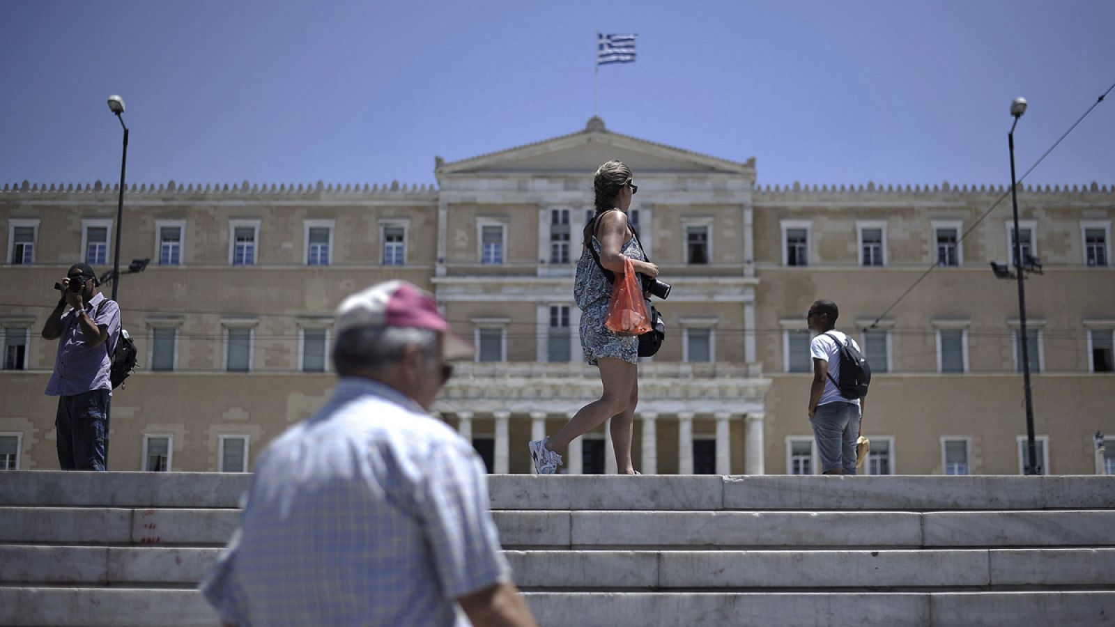 Imagen de archivo del Parlamento griego, en Atenas.