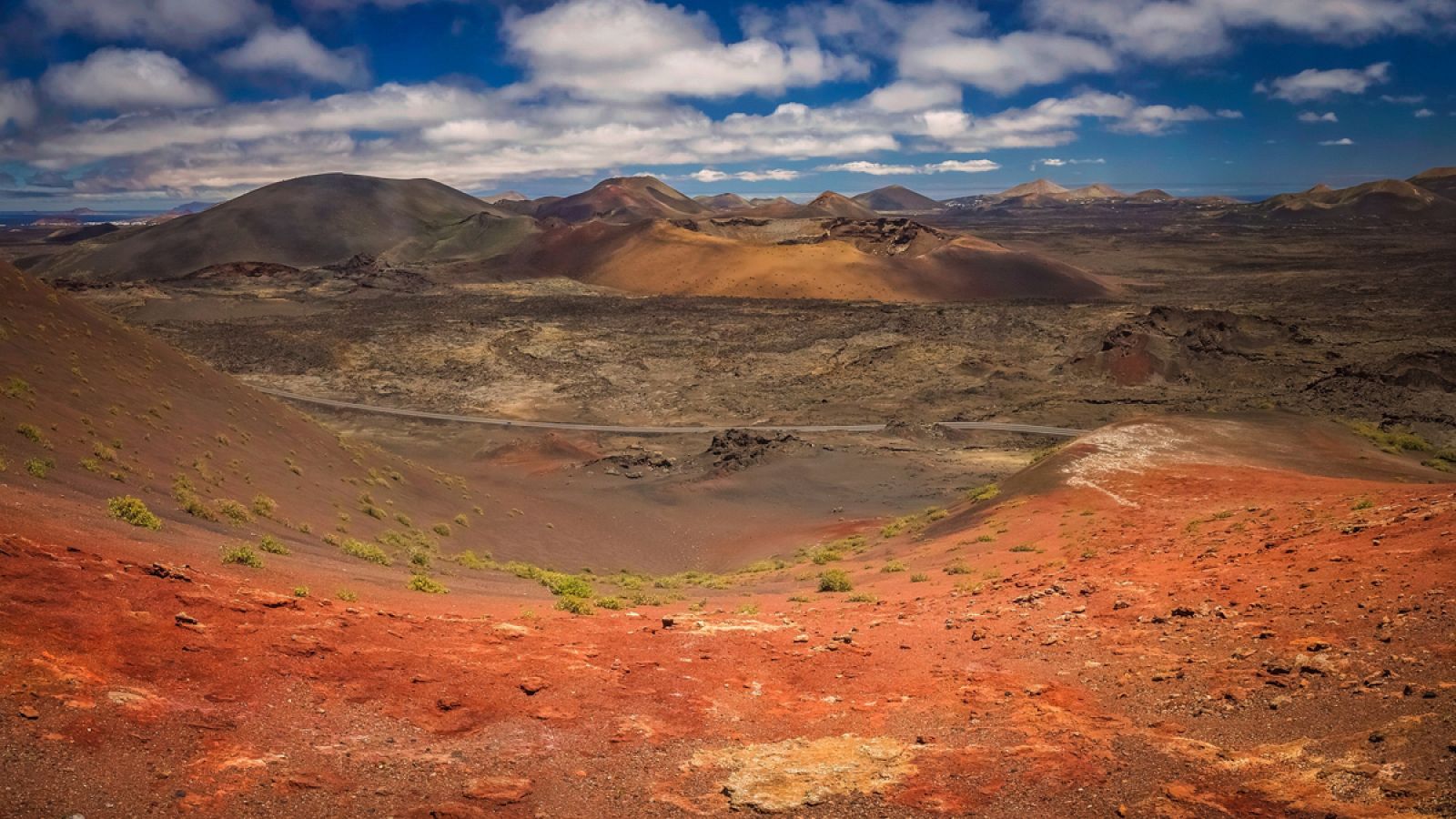 Parque Nacional de Timanfaya, en la isla canaria de Lanzarote.