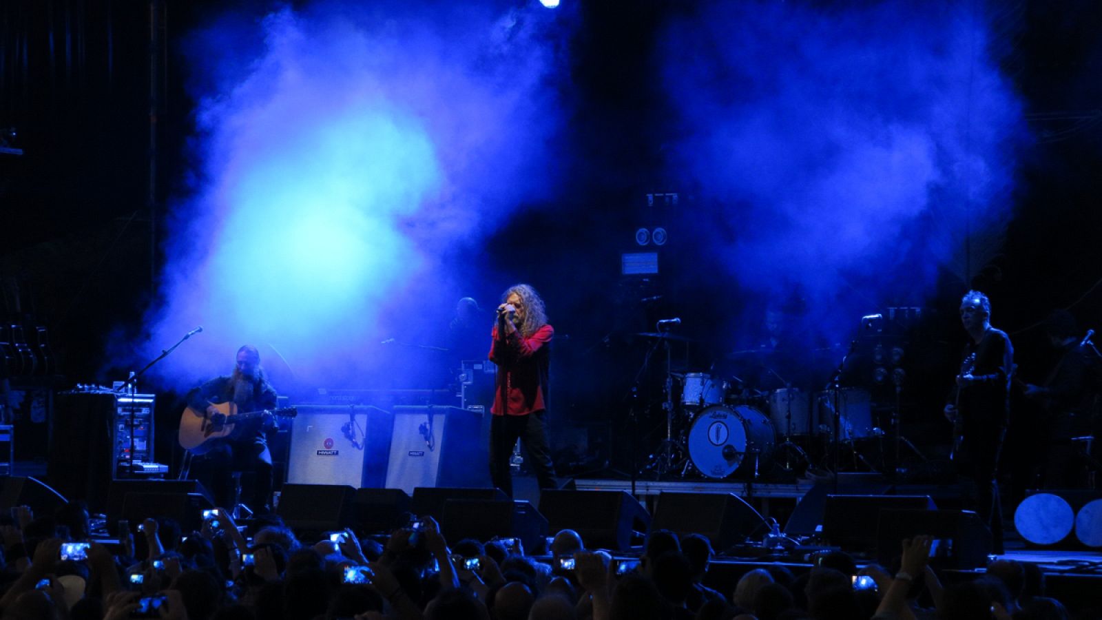 Robert Plant en el concierto de las Noches del Botánico de Madrid