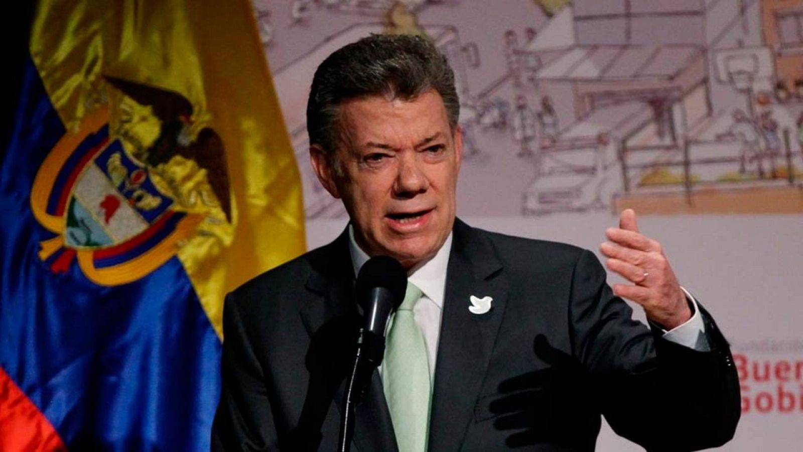 Imagen de archivo del presidente de Colombia, Juan Manuel Santos