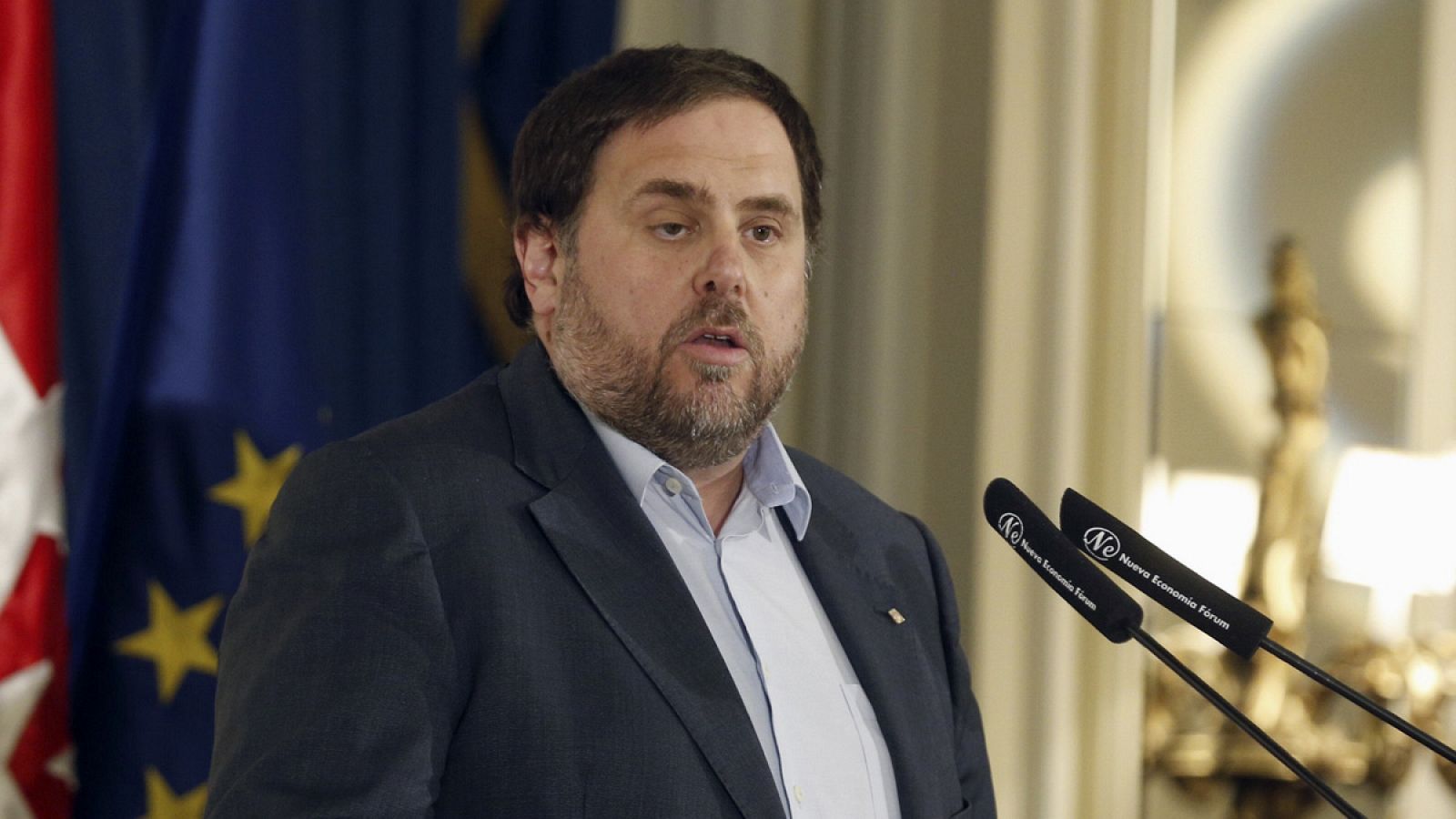 El vicepresidente y consejero de Economía y Hacienda de la Generalitat de Catalunya, Oriol Junqueras