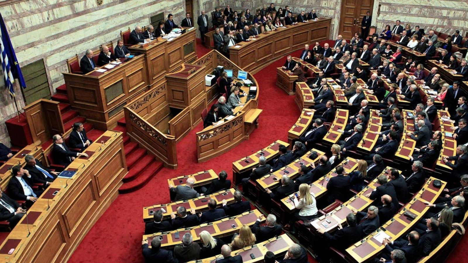 Imagen de archivo del Parlamento griego